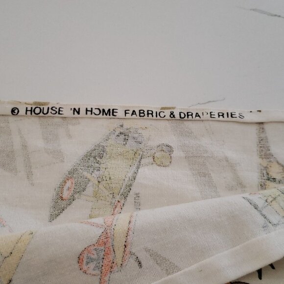 VINTAGE Set of 2 Drapery Panels House 'N Home Fabrics & Draperies Wright  Br - Picture 3 of 4